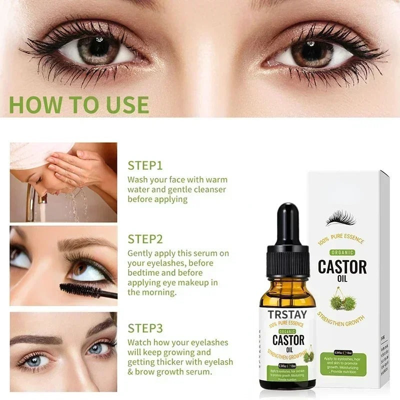 Fast Natural Eyelash Growth Serum