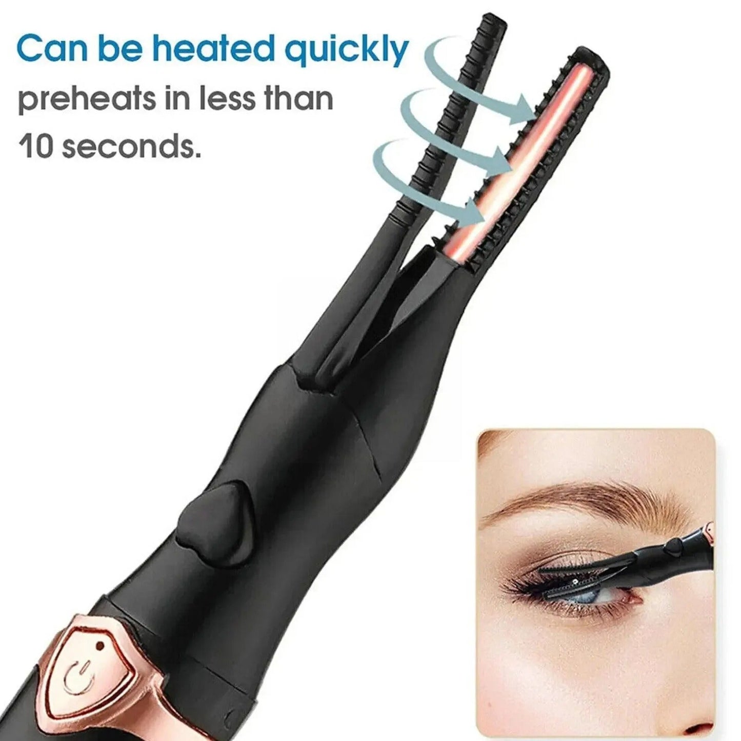 Compact Heated Eyelash Curler